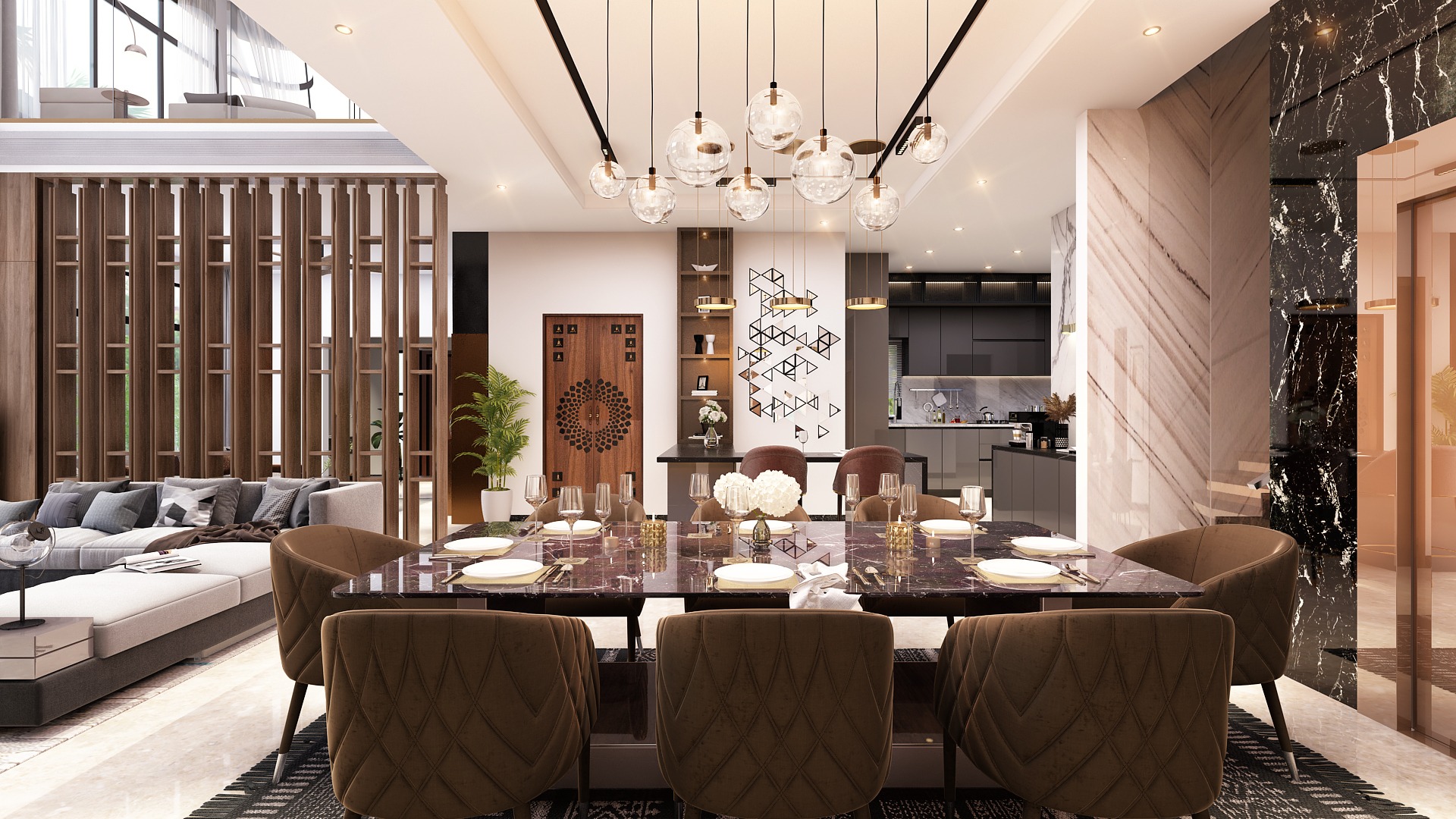 Dinner and Kitchen