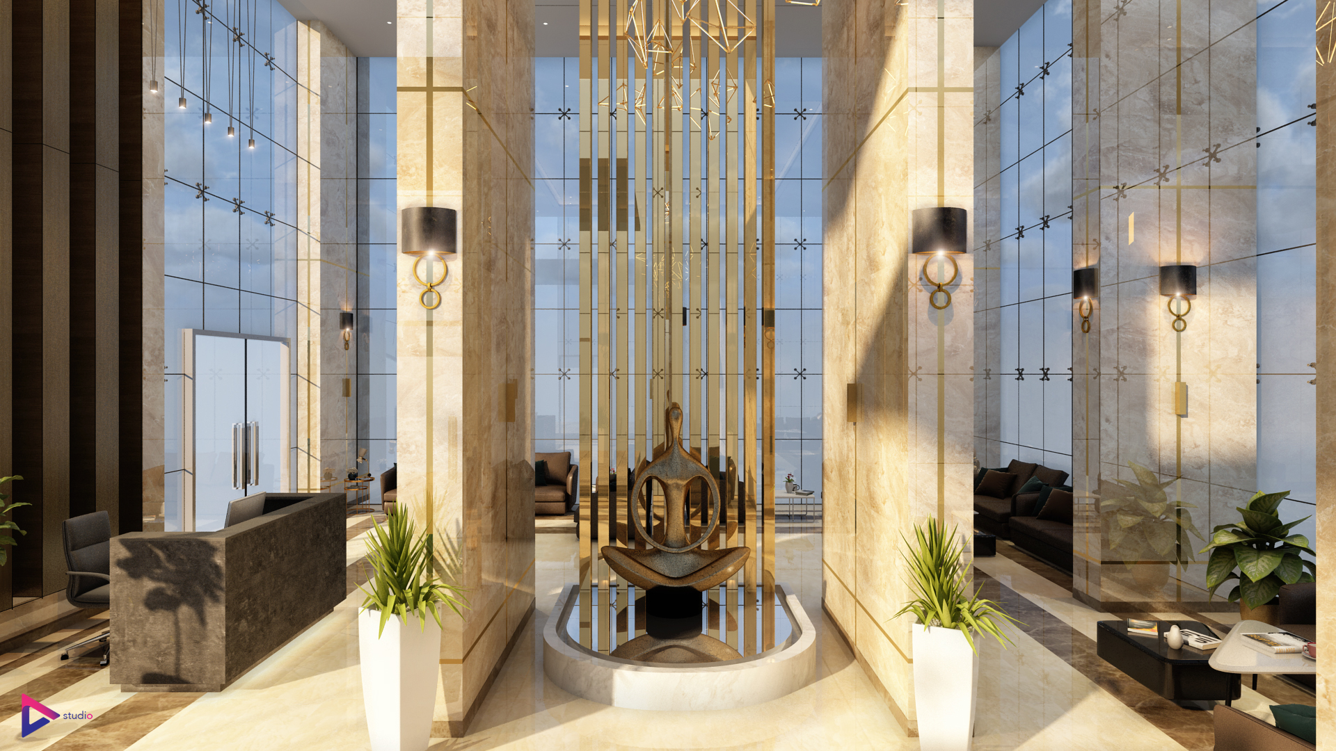 Iconica Capitol - Clubhouse Lobby Entrance